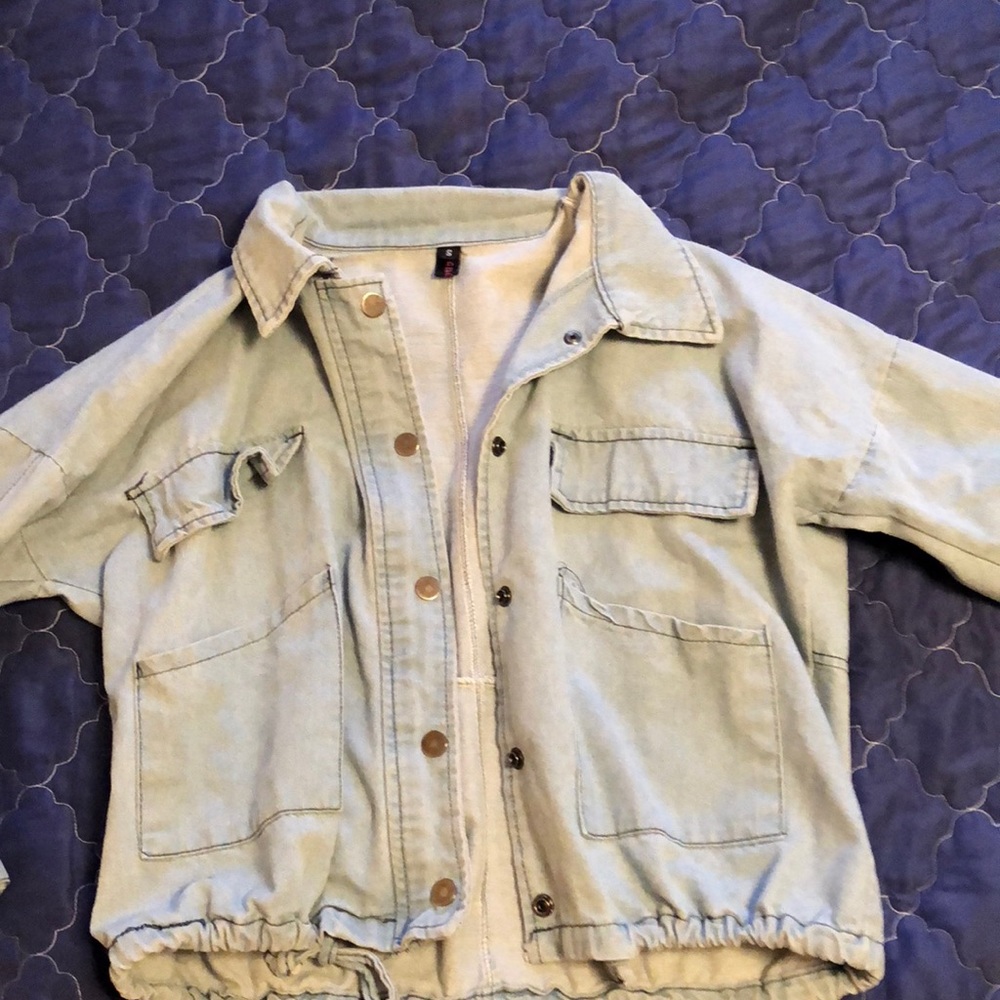 Vintage collared jean jacket